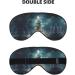Double-Sided Christmas Tree Sleep Eye Mask - Soft Comfort Blindfold with Adjustable Strap | Block Out Light - Buy Online on GoSupps.com