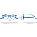El Charro Unisex Connecticut Blue Reading Glasses - Stylish & Comfortable Eyewear for All - Buy Online on GoSupps.com