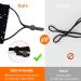 50 Pcs Black Elastic Bands with Adjustable Buckle and Cord Locks for DIY Ear Loops - CaiDieNu - Buy Online on GoSupps.com