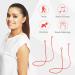 Buy 2pcs Red Earplugs Connector Cord - 18.9in Silicone Lanyard for Anti-Tug & Secure Ear Protection - Detachable Tips to Prevent Loss - Buy Online on GoSupps.com