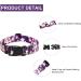 Buy Mercano Adjustable Dog Collar - Soft Nylon Comfort & Stylish Pattern for Small to Medium Dogs & Cats (M Flower Pink) - Buy Online on GoSupps.com