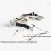 Retro Automatic Hair Barrettes | Rectangle Bows Hair Clips for Women | Acrylic Spring Clasps Hair Slides | Fine, Medium, Thick Hair Accessories - Buy Online on GoSupps.com