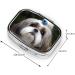 Shih Tzu Dog Pill Case - Cute 2 Compartment Travel Organizer & Purse Gift - Buy Online on GoSupps.com