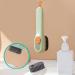 2 in 1 Multifunction Cleaning Brush Liquid Adding Soft Fur Cleaning Brush Household Soft Bristle Cleaning Brush with Liquid Box for Washing Clothes Shoes (Green+White-2pcs) - Buy Online on GoSupps.com