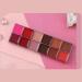 Colorful Lip Palette 12 Shades Matte Cream Long-Lasting Wear | Universal Shades Lightweight Gloss Soft Texture Ideal for Adult Women and Teenagers - Buy Online on GoSupps.com