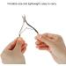 Stainless Steel Nail Cuticle Nipper Clipper Harder Skin Scissor Nail Manicure Tool Gold Flexible Control Toenail Pliers Suitable for Home Nail Salon Use - Buy Online on GoSupps.com
