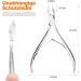 OioTuyi Professional Cuticle Nippers Extra Sharp Ergonomic Design Plastic-Free - Buy Online on GoSupps.com