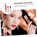 Didiseaon 2 Pcs A Six-color Lipstick Mini Lipstick Deep Red Lipstick Wear Lipstick Liquid Makeup Liquid Lipstick Multi-color Lipstick Ladies Suits Portable Miss Makeup Tools 1 count (Pack of 1) As Shownx2pcs - Buy Online on GoSupps.com