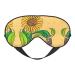 Sunflower Seeds and Sunflowers Eye mask Soft Elastic and Adjustable Nighttime Comfort Sleeping mask Suitable for Both Men and Women