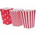 KOMBIUDA 48pcs Gift Bag Candy Bar Bag Party Candy Cartons Popcorn Carton Candy Buffet Bags Party Bag Disposable Chicken Popcorn Box medium Red - Buy Online on GoSupps.com