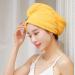 Ultra-Absorbent Microfiber Hair Towel Turban for Curly & Thick Hair Fast Drying & Frizz Control (Yellow) - Buy Online on GoSupps.com