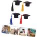 Balacoo 8 Pcs Pet Graduation Cap Bunny Costume Pet Grad Costume Mini Rabbit Graduation Cap Clothing Props 5.5X5.5X3.5CMx2pcs As Shownx2pcs - Buy Online on GoSupps.com