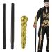 Halloween Prop Stick Pimp Canes Halloween Wand Cane | Halloween King Cosplay Prop Costume Accessories Halloween Theme Supplies for Adults Kids Round-headed Scepter (Random Color) - Buy Online on GoSupps.com