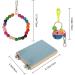 upain Bird Toys 8 Pack Parrot Toy Set Bells Hanging Swing Shredding Chewing Toy for Cage Bird Ringneck Parrot Parakeets Cockatiels Macaws Finches Mynah Budgies Small Birds - Buy Online on GoSupps.com