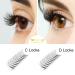 3D-D 0.07 D CURL Short Stem Eyelash Extensions - 12 Ready Compartment Volume Lashes | 3D-D0.07-9 - Buy Online on GoSupps.com