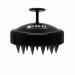 Heeta scalp massage brush for wet and dry hair Gently head massage brush shampoo hair brush with soft silicone head for peeling and head massage black 04-black