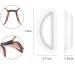 20 Pairs Glasses Nose Pads Nose Pads for Glasses Spectacle Nose Pads Soft Hypo Allergenic Adhesive Silicone Anti-Slip Nose Pads Grips for Eyeglass and Sunglasses Clear Transparent - Buy Online on GoSupps.com