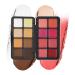 JIEBWCHA Cream Blush Palette - 16 Colors: High-Illumination Cream Blush Bronzer Waterproof Cheek Contour for Women Girls Travel Parties Weddings Special Occasions