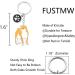 ENSIANTH Dog Keychain - Perfect Gift for Dog Lovers | Puppy Paw Print Keyring for Dog Owners - Ideal for Moms & Dads | Akita & More - Buy Online on GoSupps.com