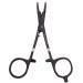 Dr. Slick Scissor Clamps Black Straight 5.5"