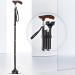 Folding Cane Portable Adjustable Walking Cane for Men Women Walking Stick with Pivoting Quad Base Black Star of Light - Buy Online on GoSupps.com