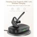 ZUKUMU Bluetooth Headset with Noise Canceling Dual Microphone | 180Hrs Playtime | Wireless Earpiece with Charging Case | Hands-Free Earphones | LED Display | Black - Buy Online on GoSupps.com