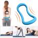 AFDG Yoga Massagering - 2 Pack Pilates Fascia Stretching Ring for Thigh & Calf Massage | Fitness Stretching Tool (Blue & Pink) - Buy Online on GoSupps.com