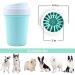 bealy Large/Petite Dog Paw Cleaner Cup - Portable Dog Foot Washer with Silicone Washers in Blue/Green - Easy-to-Use and Handy Dog Paw Washer - Nice Packaging - Buy Online on GoSupps.com