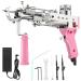 FancyBant Tufting Gun  2 in 1 Electric Carpet Rug Gun Cut Pile and Loop Pile  Carpet Weaving Knitting Machine Pink