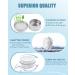 9-Piece Mini Portable Aluminium Pill Cases with 32 Blank Labels - Shatter-Proof Water-Proof Pill Organizer for Travel - All White - Buy Online on GoSupps.com
