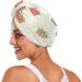 Colorful Polka Dot Gift Pattern Dry Hair Cap & Quick Drying Towel Set - Super Absorbent Soft Comfort - 2 Piece with Button Headband - Buy Online on GoSupps.com