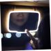 DOITOOL Car Vanity Mirror White Charging Type Abs Makeup Mirror White 17.7x12.3cm - Buy Online on GoSupps.com