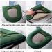 2pcs Washable Warmer Toilet Seat Cover Set with Lid Lifter Handle | Soft Thicker Warmer Mat for Elongated Toilet Seats - Buy Online on GoSupps.com