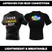 Custom Front & Back Print BJJ Foundation Rash Guard - Black, XL No Gi Jiu Jitsu Rashguard - Buy Online on GoSupps.com