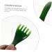 Minkissy 1stk Massage Device - Five Claws Horn Scratching Comb & Acupuncture Pen for Muscle Relief - Antistatic Resin Wax Skin Care Tool (17x5.5cm Green) - Buy Online on GoSupps.com