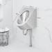 Men's Stainless Steel Urinals Household Wall-Mounted Standing Toilet Urinals Commercial Smart Sensor High-Efficiency Flushing Urinals Suitable for Hotels Schools and (Ground Drainage) - Buy Online on GoSupps.com