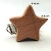 Wooden Beech Star Pacifier Clips - Natural Wood Animal Charm for DIY Beading Chains - Buy Online on GoSupps.com