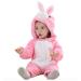 WSLCN Unisex Baby Toddlers Romper Jumpsuit Hooded Cartoon Pyjamas Sleepsuits 21-i 18-24 Months