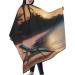 Sunset Beach Printed Hair Cutting Cape - Professional 55x66in Polyester Cape for Smooth Haircuts | No Sticky Hair Accessories - Buy Online on GoSupps.com