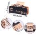 Yusier 2.5 inch Small Rectangle Decorative Hair Clip Set - Engraved Pattern Claw Clips for Thin Hair (6PCS) - Buy Online on GoSupps.com