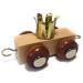 Personalizable Colorful Wooden Train - Ebyreo Locomotive & Wagons | Unique Name Assembly & Candle Wagon Set - Buy Online on GoSupps.com