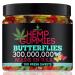 Healthergize Hemp Gummies Premium-Delicious Butterflies Hmp Gummy Bears-Fresh Fruity Flavors-Natural Hemp Candy Peace And Relaxation-For Sleep, Stress, Calm, Relax-Made In USA-100 Count