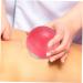 Frcolor Hand Massage Ball - Ice Roller Foot Massager & Fasciitis Relief Globe - Practical Fitness Tool for Home Use - 6.5x6.5x6cm Pink - Buy Online on GoSupps.com