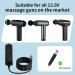 MKHS 12.6V/0.5A Charger for Massage Gun Power Supply Adapter with 1m Cable | International Shipping Available - Buy Online on GoSupps.com