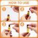 Esteopt 16PC Essential Oil Roller Ball Bottles - 10ml Portable Glass Perfume Bottles with Stainless Steel Rollers for Wellness & Massage - Buy Online on GoSupps.com