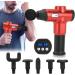 Brrnoo Massage Gun - Deep Muscle Fascia Device with 20 Adjustable Settings & 6 Heads for Sports & Gymnastics | International Shipping - Buy Online on GoSupps.com