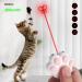 Dasfie USB Rechargeable Training Chaser Interactive Toy Pointer 5 Adjustable Patterns Interactive Cat for Indoor Cats Dogs Pets White - Buy Online on GoSupps.com