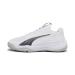 PUMA Unisex Kids Accelerate Jr Handball Shoe 37 EU Puma White Puma Black Concrete Gray