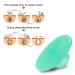 Silicone Face Scrubber 2 Pack in Rose Pink and Blue - Facial Cleansing Pad for Exfoliation, Pore Cleansing, and Blackhead Removal - Great Gift for Girls - Buy Online on GoSupps.com