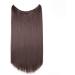 Wire in Hair Extensions Straight Hairpieces Halfhead Invisible Natural Hair Extension 20" - Medium Brown - Buy Online on GoSupps.com